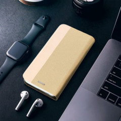 Peněženkové pouzdro Sensitive Book na Samsung Galaxy A17 Zlatý