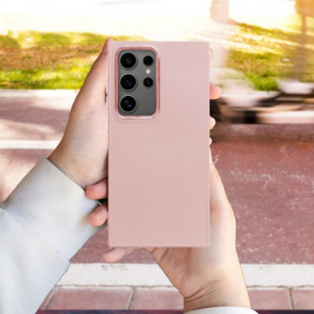 Kryt FRAME na Samsung Galaxy A17 Elegantní  Pudrově růžový