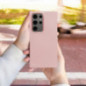 Kryt FRAME na Samsung Galaxy A17 Elegantní  Pudrově růžový