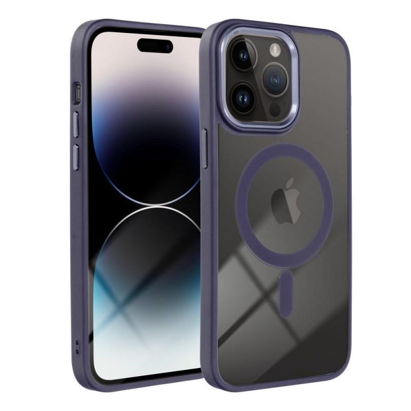 Kryt Color Edge Mag na Samsung Galaxy A17 MagSAFE  Hluboká fialová