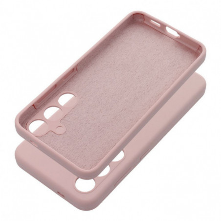 Kryt Silicone 2mm na Samsung Galaxy A17 Pískově růžový
