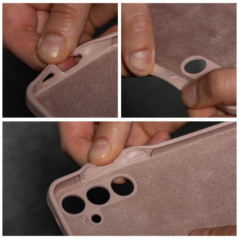 Kryt Silicone 2mm na Samsung Galaxy A17 Pískově růžový