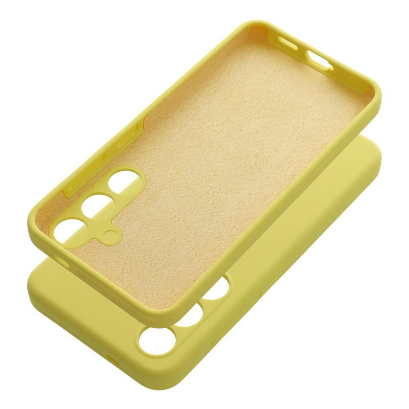 Kryt Silicone 2mm na Samsung Galaxy A17 Citronová
