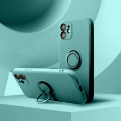 Kryt Silicone ring na Samsung Galaxy A17 Zelený