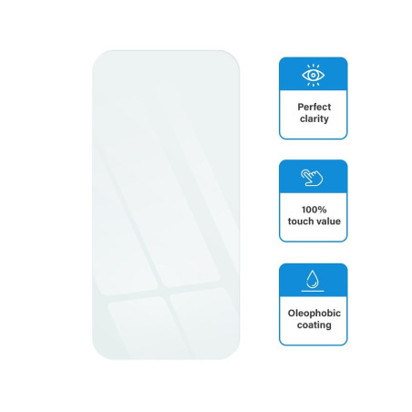 Tvrzené sklo 9H na Apple iPhone 13 Pro Max Průhledný