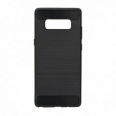CARBON na Samsung Galaxy Note 10 FORCELL Silikonový kryt, obal Černý