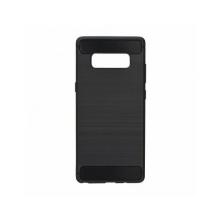 CARBON na Samsung Galaxy Note 10 FORCELL Silikonový kryt, obal Černý