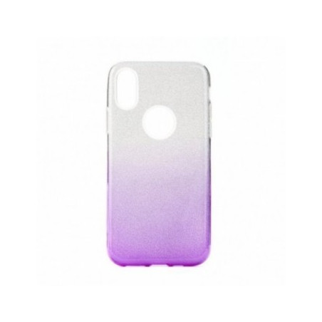 SHINING na Samsung Galaxy A51 FORCELL kryt, obal TPU Fialový