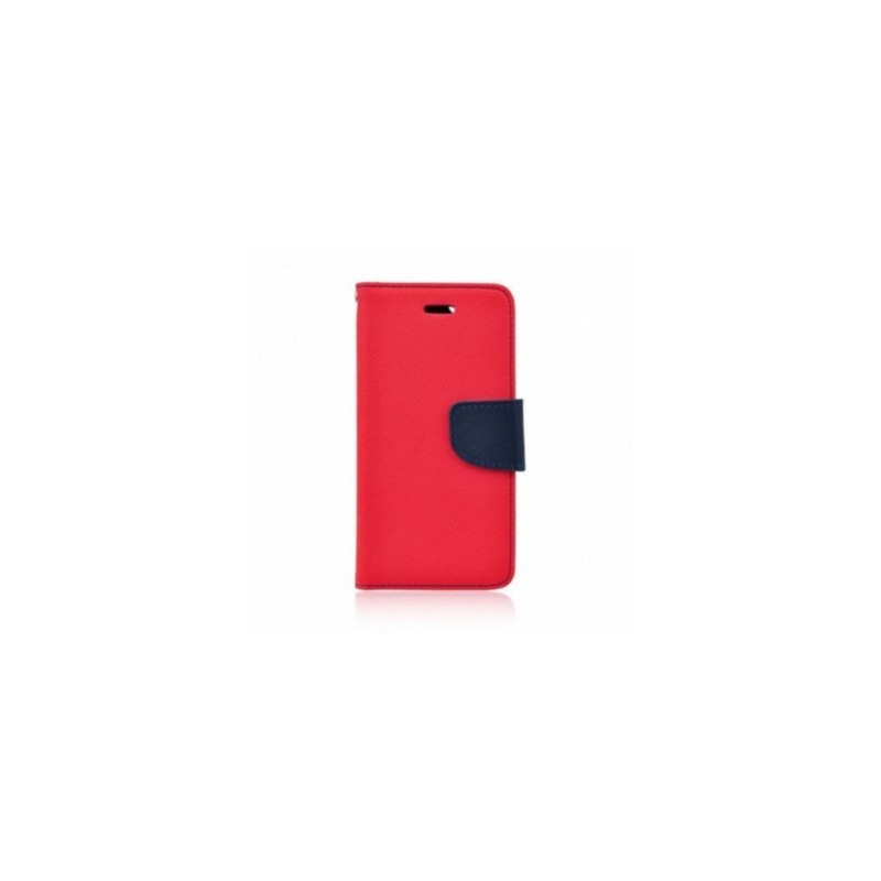 Fancy Book na Apple iPhone X Peňaženkový obal Červený