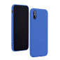 Silicone Lite na Apple iPhone X FORCELL Silikonový kryt Modrý