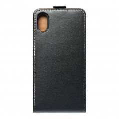 Slim Flexi Fresh na Apple iPhone X Obal s vertikálním otevíráním Černý