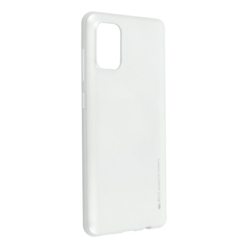 i-Jelly na Samsung Galaxy A71 MERCURY kryt TPU Stříbrný