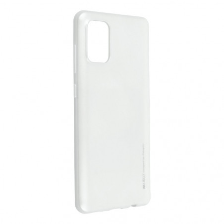 i-Jelly na Samsung Galaxy A71 MERCURY kryt TPU Stříbrný