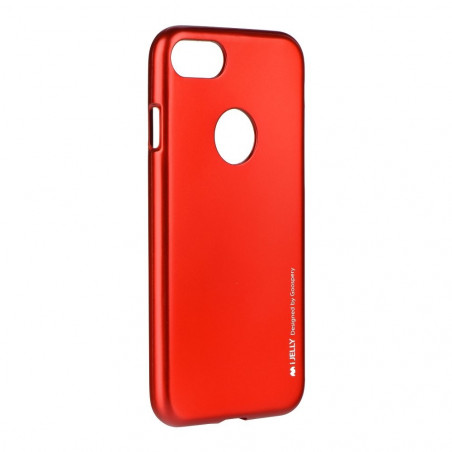 i-Jelly na Apple iPhone 8 MERCURY kryt TPU Červený