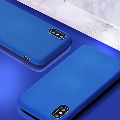 Silicone Lite na Samsung Galaxy A41 FORCELL Silikonový kryt Modrý