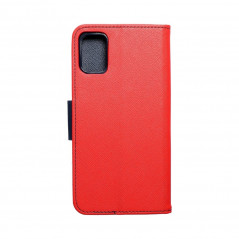 Peněženkové pouzdro Fancy Book na Apple iPhone 12 mini Červený / Námořnická modrá