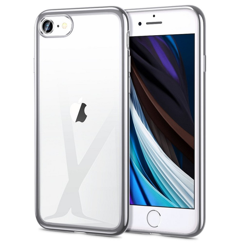 Essential Crown na Apple iPhone 7 ESR kryt TPU Stříbrný
