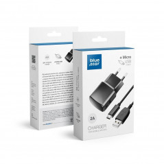 Travel Charger Micro USB Universal 2A with Cable Černý
