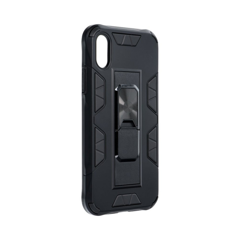DEFENDER na Apple iPhone XS FORCELL Tvrzený kryt Černý