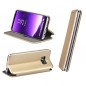 Book Elegance na Samsung Galaxy A42 5G FORCELL Peňaženkový obal Zlatý