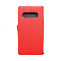 Peněženkové pouzdro Fancy Book na Samsung Galaxy A42 5G Červený / Námořnická modrá