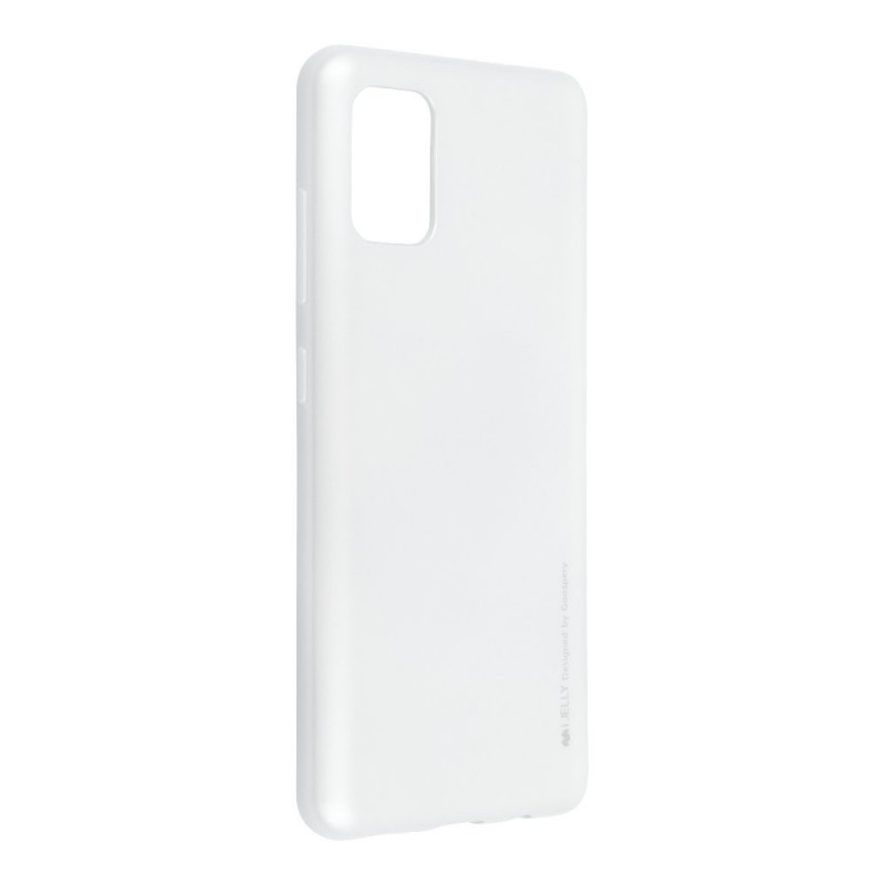 i-Jelly na Samsung Galaxy A41 MERCURY kryt TPU Stříbrný