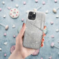 Kryt Shining na Samsung Galaxy A12 Stříbrný
