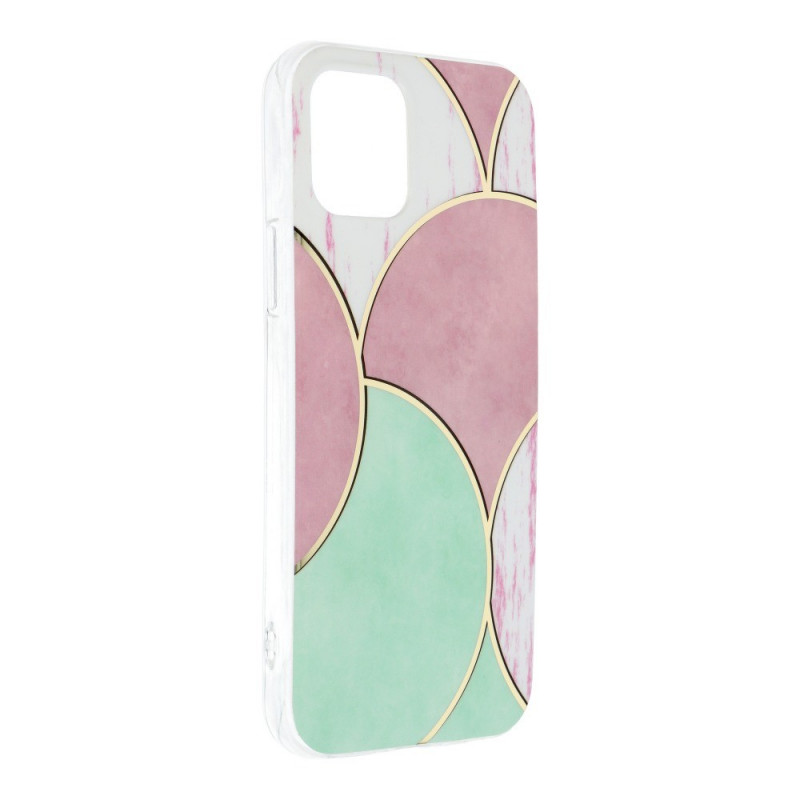 Marble cosmo na Apple iPhone 12 FORCELL kryt TPU Vícebarevný