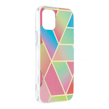 Marble cosmo na Apple iPhone 12 mini FORCELL kryt TPU Vícebarevný