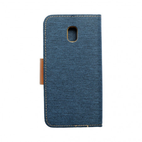 Canvas Book na Samsung Galaxy A72 5G Peňaženkový obal Modrý