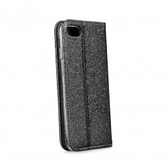 SHINING Book na Samsung Galaxy A42 5G FORCELL Peňaženkový obal Černý