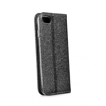 SHINING Book na Samsung Galaxy A42 5G FORCELL Peňaženkový obal Černý