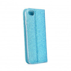 SHINING Book na Samsung Galaxy A42 5G FORCELL Peňaženkový obal Modrý