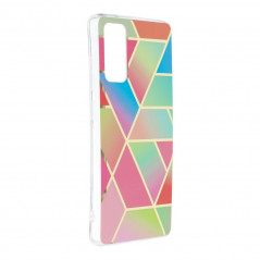 Marble cosmo na Samsung Galaxy S20 FE 5G FORCELL kryt TPU Vícebarevný