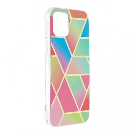 Marble cosmo na Apple iPhone 12 Pro FORCELL kryt TPU Vícebarevný