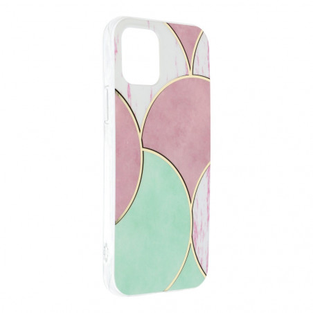 Marble cosmo na Apple iPhone 12 Pro FORCELL kryt TPU Vícebarevný