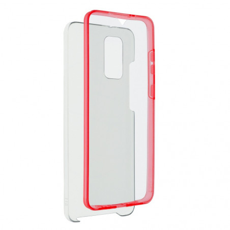 360 Full Cover PC + TPU na Samsung Galaxy S21 Ultra 5G FORCELL Silikonové pouzdro Červený