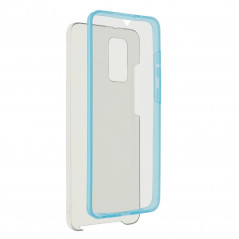 360 Full Cover PC + TPU na Samsung Galaxy S21 Ultra 5G FORCELL Silikonové pouzdro Modrý