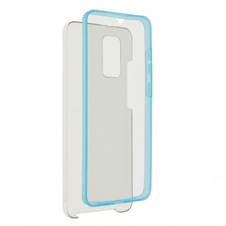 360 Full Cover PC + TPU na Samsung Galaxy S21 Ultra 5G FORCELL Silikonové pouzdro Modrý