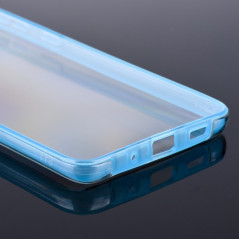 360 Full Cover PC + TPU na Samsung Galaxy S21 Ultra 5G FORCELL Silikonové pouzdro Modrý