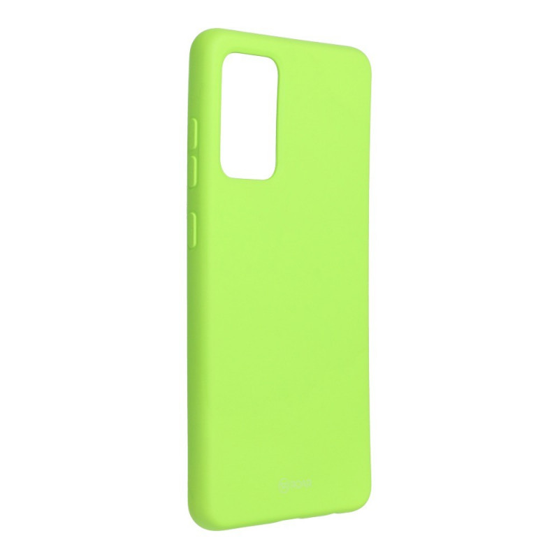 Colorful Jelly Case na Samsung Galaxy A72 5G Roar kryt TPU Zelený