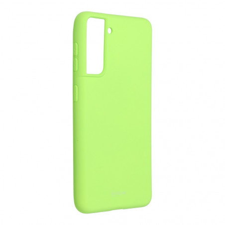 Colorful Jelly Case na Samsung Galaxy S21 5G Roar kryt TPU Zelený