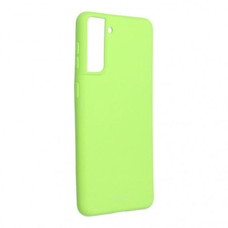 Colorful Jelly Case na Samsung Galaxy S21 Plus 5G Roar kryt TPU Zelený
