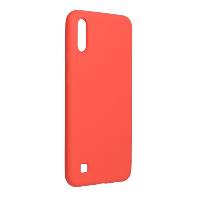 Kryt Silicone na Samsung Galaxy A12 Elegantní  Broskvový