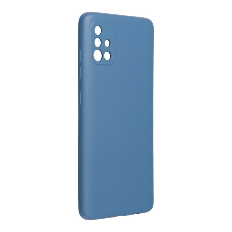 Kryt Silicone na Samsung Galaxy A52 5G Elegantní  Modrý