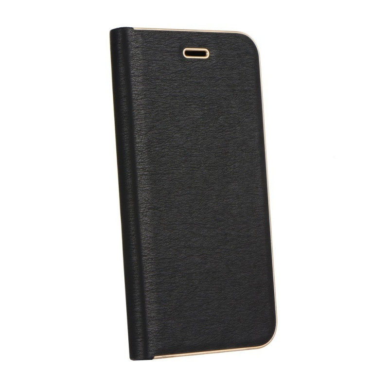Peněženkové pouzdro LUNA Book Gold na Samsung Galaxy A52 5G Elegantní  Černý