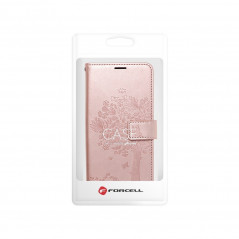 MEZZO Book na Samsung Galaxy A52 5G FORCELL Peňaženkový obal Růžový