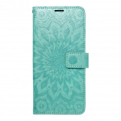 Peněženkové pouzdro MEZZO Book na XIAOMI Redmi Note 10 Pro Mandala  Zelený