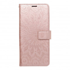 Peněženkové pouzdro MEZZO Book na XIAOMI Redmi Note 10 5G Mandala  Růžovo-zlatý