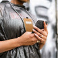 Slim Flexi Fresh na Motorola Edge S Obal s vertikálním otevíráním Černý